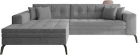 Kampinė sofa Solange Monolith 84, pilka sp., kairinė, 292 x 196 cm x 80 cm
