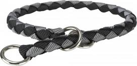 Antkaklis šunims Trixie Cavo, juoda sp./pilka sp., 250 - 310 mm x 12 mm, XS