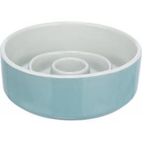 Dubenėlis gyvūnui Trixie Slow Feeder, 1.1 l, 17 cm x 17 cm, mėlyna sp./pilka sp.