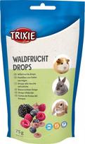Skanėstas graužikams Trixie Wild Berry Drops, triušiams/jūrų kiaulytėms, 0.075 kg