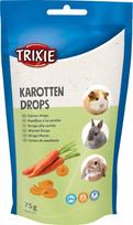 Skanėstas graužikams Trixie Carrot Drops, triušiams/jūrų kiaulytėms, 0.075 kg