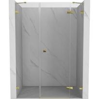 Dušo durys Mexen Lunar Right, 130 cm x 200 cm, aukso sp./grūdintas