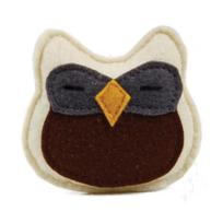 Minkštas žaislas katėms Barry King Owl 16023, ruda sp./smėlio sp., 8 cm