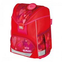 Mokyklinė kuprinė Herlitz UltraLight Sweet Hearts, raudona sp., 28 cm x 21 cm x 36 cm