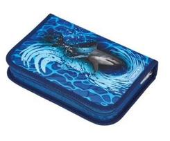 Penalas Herlitz Blue Shark, 20.5 cm x 14 cm, mėlyna sp.