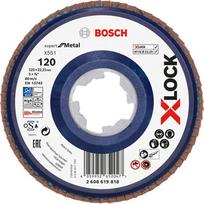 Žiedlapinis šlifavimo diskas Bosch X-Lock, 125 mm x 22.23 mm