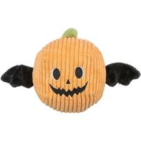 Žaislas šuniui, pliušinis Trixie Halloween Pumpkin Bat, 10 cm, Ø 10 cm, oranžinė sp.