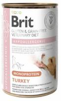 Šlapias šunų maistas Brit Veterinary Diet Hypoallergenic Monoprotein Turkey, kalakutiena, 0.4 kg