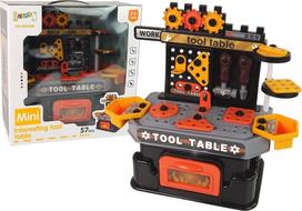 Žaislinis meistro įrankių rinkinys Lean Toys Interesting Tool Set, įvairių spalvų