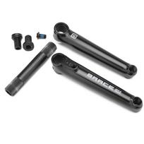 Dviračių atsarginė dalis KinkBMX black - 165mm, 100% 4130 chromoly steel, juoda sp.