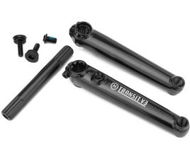 Dviračių atsarginė dalis Mission CRANKS V3 BLACK - 165mm - 19mm, cromo, juoda sp.