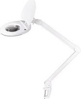 Darbo stalo šviestuvas su padidinamuoju stiklu Rebel NAR0463-2, LED, 8W, skaidri sp./balta sp./balta sp.