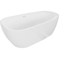 Vonia, laisvai pastatoma Mexen Giada, 170 cm x 90 cm x 56 cm, asimetrinė, balta sp.