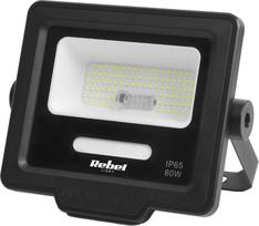 Prožektorius su saulės baterija, nešiojamas Rebel URZ3626, 60 W, 500 lm, 6800 °K, IP65, juoda sp.