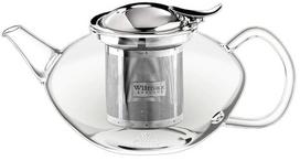 Arbatinukas su sieteliu Wilmax Tea Pot WL-888804/A, 0.65 l, skaidri sp./chromo sp.