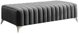 Pufas Laurence Nube 5, tamsiai pilka sp., 64 cm x 132 cm x 36 cm