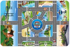 Žaidimų kilimėlis Nickelodeon Paw Patrol City, 100 cm x 150 cm, įvairių spalvų