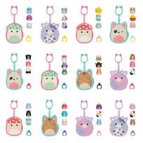 Pliušinis žaislas Squishmallows 3 figures, (spalva/dizainas parenkami atsitiktine tvarka), 2.5 cm