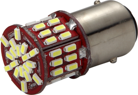 Automobilio lemputė 54SMD BA15S, led, sidabro sp., 24 V