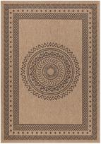 Kilimas lauko terasoms Ayyildiz Dhaka Vintage 8714, juoda sp./smėlio sp., 200 cm x 140 cm