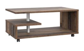 Kavos staliukas Forte Bailey, tamsiai ruda sp., 105 cm x 60 cm x 45 cm