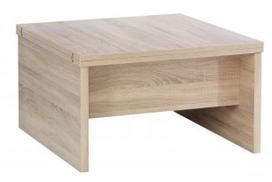 Kavos staliukas Forte Belemir, sonoma ąžuolo sp., 80 - 160 cm x 80 cm x 47.3 - 74 cm