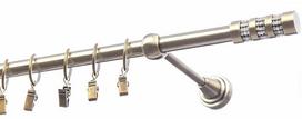 Karnizas Eliza Cylinder Krysztal, 150 cm, Ø 16 mm, antikinio aukso sp.