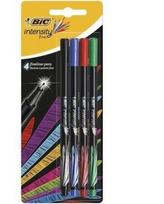 Rašiklis Bic Intensity, įvairių spalvų, 4 vnt.