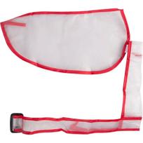 Lietpaltis šuniui Karlie Karlie Classic 55, skaidri sp./raudona sp., 55 cm