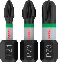 Atsuktuvų antgalių komplektas Bosch Pro Impact PZ, PZ2, 25 mm, 1/4"