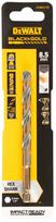 Metalo grąžtas Dewalt, medienai/metalas/plienui, hss, hex 1/4, 8.5 mm x 12 cm