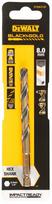 Metalo grąžtas Dewalt, medienai/metalas/plienui, hss, hex 1/4, 8 mm x 11.7 cm
