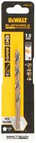 Metalo grąžtas Dewalt, medienai/metalas/plienui, hss, hex 1/4, 7.5 mm x 11.4 cm