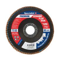 Žiedlapinis šlifavimo diskas Specialist+ Ceramic, 125 mm x 22 mm