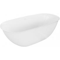 Vonia, laisvai pastatoma Mexen Siena, 170 cm x 80 cm x 54 cm, ovalas, balta sp.