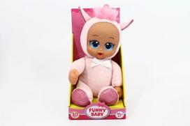 Lėlė - kūdikis Bayer Funny Baby 93001AA, 30 cm, rožinė sp.