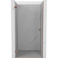 Dušo durys Mexen Lunar-B, 85 cm x 200 cm, rausvojo aukso sp./grūdintas