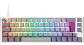 Laidinė žaidimų klaviatūra Ducky One 3 SF One 3 SF Cherry MX Blue, EN/DE, balta sp./pilka sp./šviesiai pilka sp.