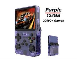 Žaidimų konsolė HappyJoe R36S 20000+ Games, 3.5" IPS Screen. Linux, USB, 128GB