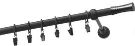 Karnizas Olimp Walec, 400 cm, Ø 19 mm, juoda sp.
