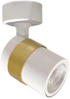 Šviestuvas lubų Light Prestige Anillo Spot 1 LP-770/1W WH, GU10, 1 x 50 W, aukso sp./balta sp.