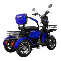 Elektrinis triratis mopedas - motoroleris M20L, 20000 mAh, 1 kW
