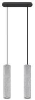 Šviestuvas kabinamas Sollux Luvo 0654, GU10, 2 x 40 W, pilka sp.