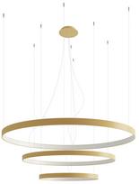 Šviestuvas kabinamas Thoro Lighting Rio 3 55/78/110 TH.269, LED, 4000 °K, 1 x 150 W, aukso sp.