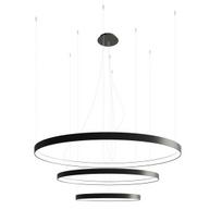 Šviestuvas kabinamas Thoro Lighting Rio 3 55/78/110 TH.138, LED, 3000 °K, 1 x 150 W, juoda sp.
