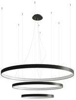 Šviestuvas kabinamas Thoro Lighting Rio 3 55/78/110 TH.177, LED, 4000 °K, 1 x 150 W, juoda sp.