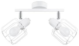 Šviestuvas nukreipiamasis Sollux Beluci 2 SL.1112, E14, 2 x 40 W, balta sp., 10 x 11 cm