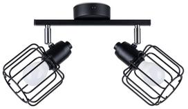 Šviestuvas nukreipiamasis Sollux Beluci 2 SL.1115, E14, 2 x 40 W, juoda sp., 10 x 11 cm