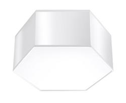 Šviestuvas lubų Sollux Sunde 13 SL.1057, E27, 2 x 60 W, balta sp.