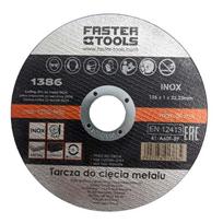 Pjovimo diskas kampiniam šlifuokliui Faster Tools, 125 mm x 1 mm x 22 mm